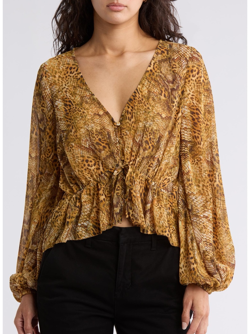 L’AGENCE Pixie Drawstring Blouse. Size XS Women #490